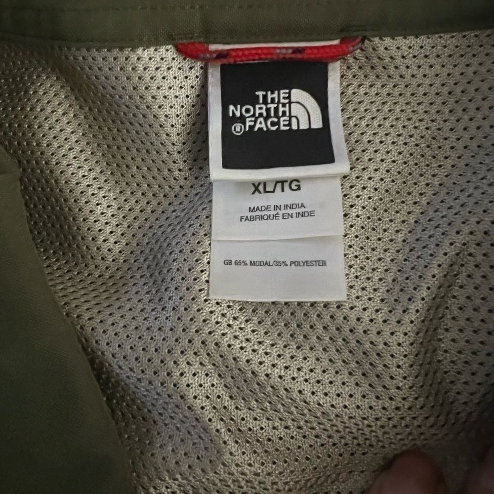 North face men green long sleeve button down shirt xl extra large - Picture 9 of 9